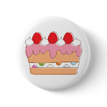かわいいピンクのケーキ