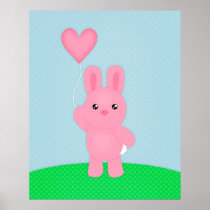かわいいピンクのバニー