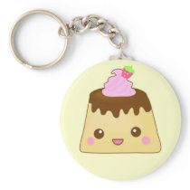 かわいいプディング キーチェーン