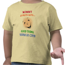 かわいい子供、幼児または赤ん坊のTシャツ