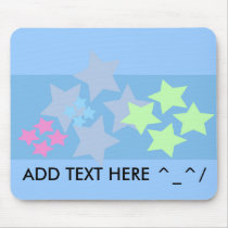 かわいい星Mousepad マウスパッド