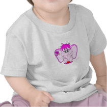 かわいく幸運な小指の乳児のTシャツ