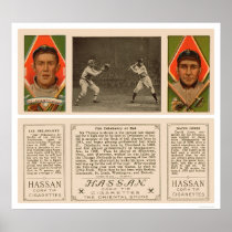 こうもりのトラの野球1912年のDelahanty