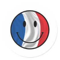 にこやかなフランス シール・ステッカー