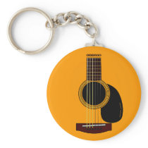 アコースティックギターのkeychain キーホルダー