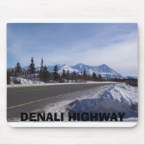 アラスカ山脈1のDENALIのハイウェー マウスパッド