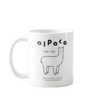 アルパカのマグ マグカップ