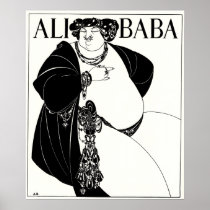 アールヌーボーの絵: Beardsley -アリババ