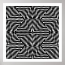 オップアートの継ぎ目が無い対称の形だけ04