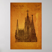 カテドラル: Sagrada Família、バルセロナ プリント