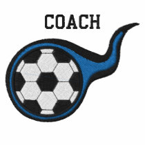 サッカーのコーチのEmrboideredのティー 刺繍入りポロシャツ