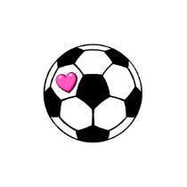 サッカーボールのピンクHrt