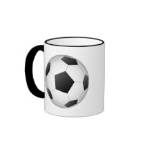 サッカーボール コーヒーマグ