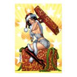 サンタのAlリオによるセクシーなクリスマスプレゼントのPinup ポスター