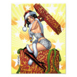 サンタのAlリオによるセクシーなクリスマスプレゼントのPinup フォトグラフィー