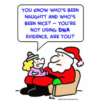 サンタクロースのクリスマスDNAの証拠