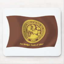 ショショーニ族のBannockの種族の旗Mousepad マウスパッド