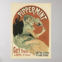 ジュールChéret 1899年著Pippermintの飲み物