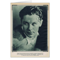 ジョージDuryeaの1928年のヴィンテージの肖像画カード