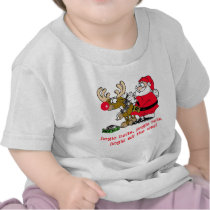 ジングルベルのTシャツ、カード、ギフト