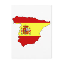 スペインの旗の地図