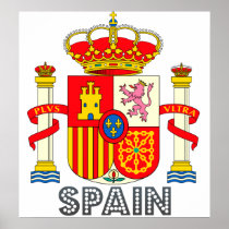 スペインの紋章付き外衣 ポスター