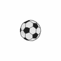 スポーツのボーダーサッカーボール 刺繍入りシャツ