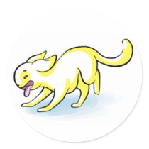 チビ（小さくかわいく書いた感じ）犬