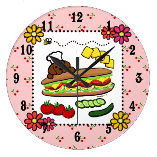 チョコレートラブラドルのパン屋の漫画 時計