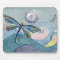 トンボの月Mousepad マウスパッド