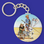 ドン・キホーテ及びSANCHO KEYCHAIN- IVth。 百年間 キーホルダー