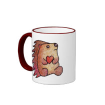ハリネズミ愛! コーヒーマグ