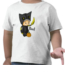 ハロウィン特別なNekoの幼児のティー Ｔ シャツ