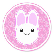 バニーウサギのUsagi Kawaiiのステッカー シール・ステッカー