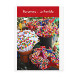 バルセロナ: La Rambla ポストカード