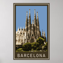 バルセロナSagrada Familia プリント