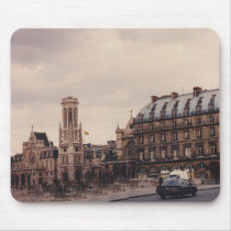 パリの建築Mousepad マウスパッド