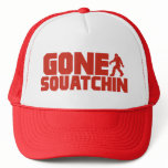 ビッグフットを見つける赤いボボによって行くSQUATCHINの帽子