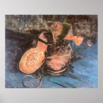 フィンセント・ファン・ゴッホ著靴 プリント
