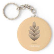 マツ円錐形KEYCHAINのパステルのモモ