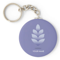 マツ円錐形KEYCHAINのパステル調の紫色