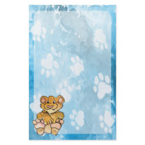 ライオンの子の文房具 レター用紙