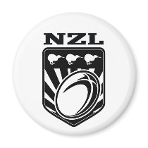 ラグビーリーグ球のキーウィの盾のニュージーランドのnzl 磁石