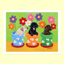 ラブラドル・レトリーバー犬の芸術のプリント ポスター