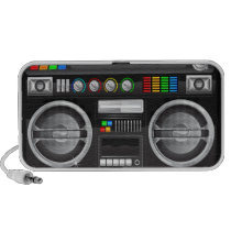 レトロの携帯用ステレオのゲットーの発破工のboombox ノートブックスピーカー