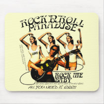 ロックンロールの楽園Mousepad マウスパッド
