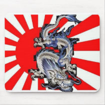 中国のドラゴン朝日Mousepad マウスパッド