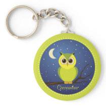 夜型の人Keychain
