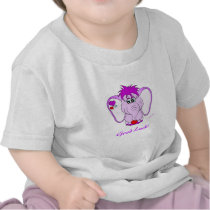 幸運なパイ乳児のTシャツ