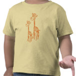 幼児のための曖昧なキリンのTシャツ